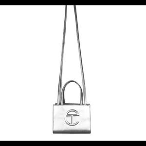 Small Silver Shopper